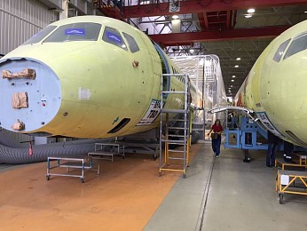 Телескопическая камера для окраски самолетов гражданской авиации