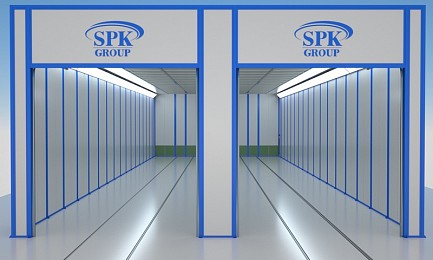 Сушильная камера тупикового типа SPK-35.12.6 для тяжелого грузоподъемного оборудования 