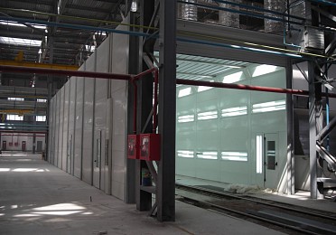 Покрасочная камера для подвижного состава Blowtherm