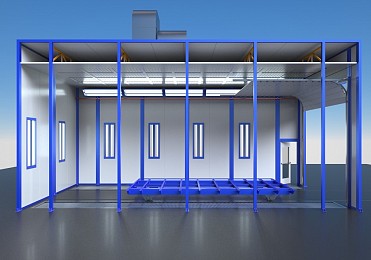 Тупиковая покрасочно-сушильная камера SPK-10.4.5