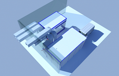 Окрасочно-сушильная камера тупикового типа SPK-8.4.4 