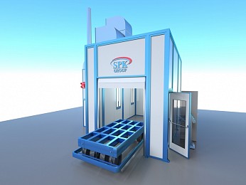 Окрасочно-сушильная камера тупикового типа SPK-5.3.3 Окрасочно-сушильная камера тупикового типа SPK-5.3.3
