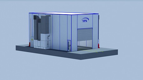 Покрасочно-сушильная камера тупикового типа SPK-12.6.5